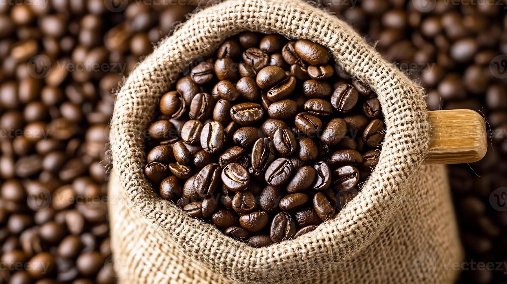Premium Cocoa and Coffee Beans in Jute Sacks
